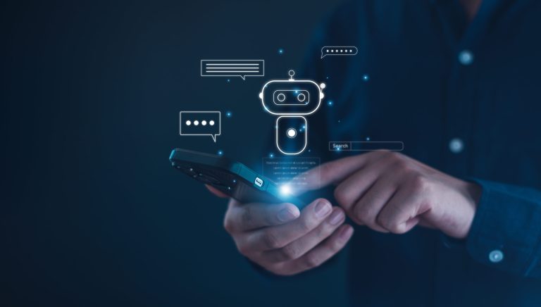AI chatbot on mobile